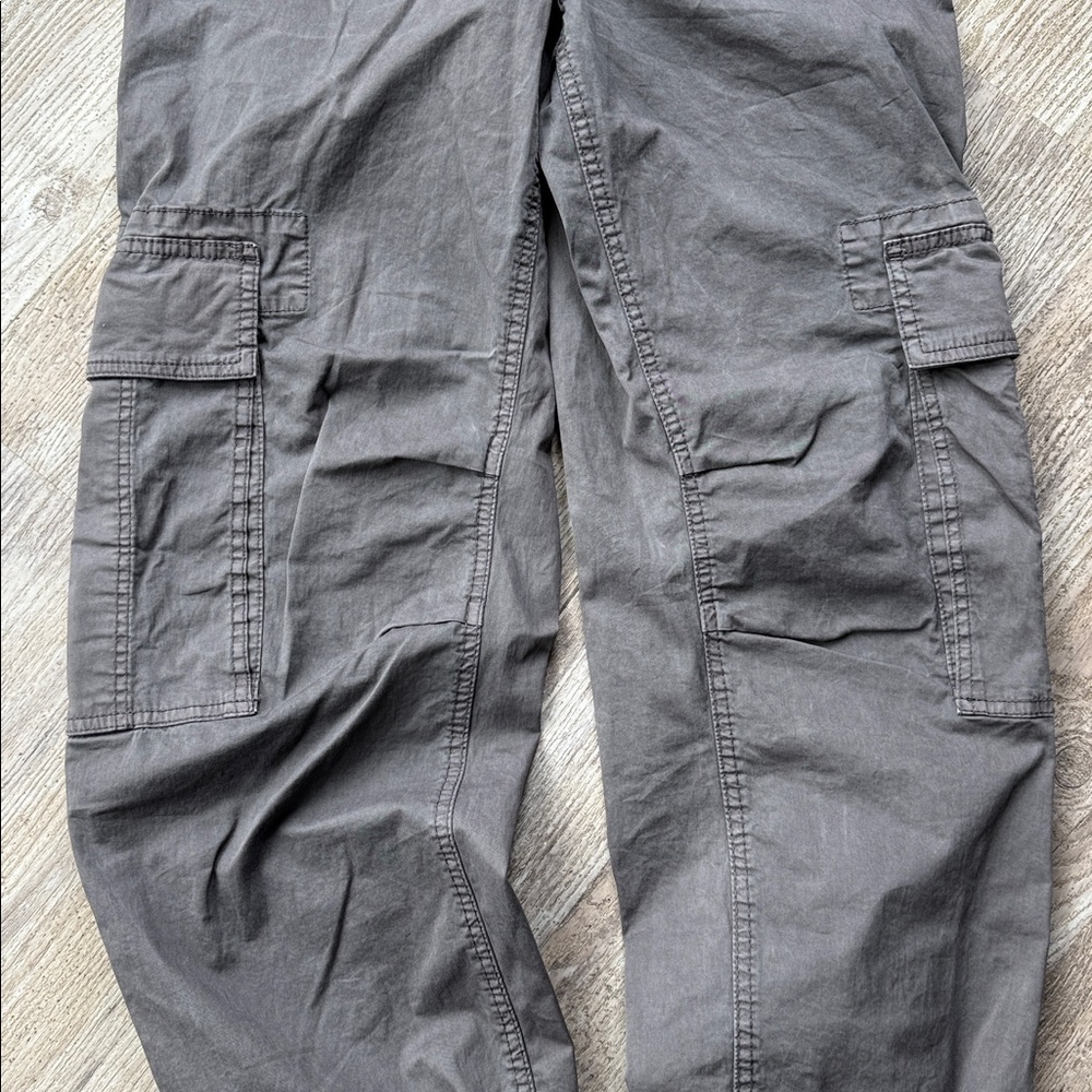 Garage Women's Harlowe Charcoal Parachute Cargo Pant~XS - Picture 10 of 12